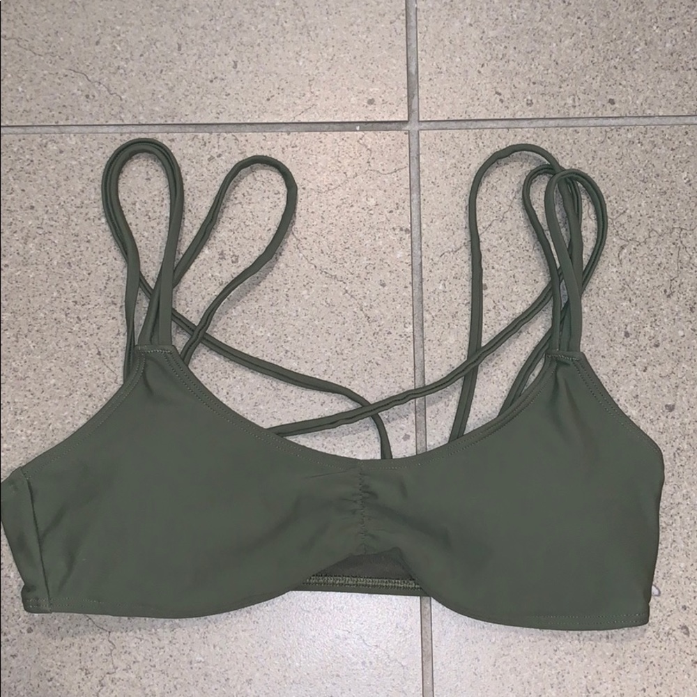 green bikini top!
